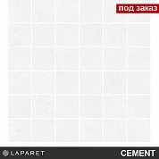 Мозаика Cement белый 30*30