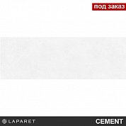 Плитка настенная Cement белый 25*75