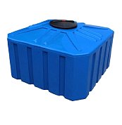Емкость квадрат&nbsp;&nbsp;300 л синяя