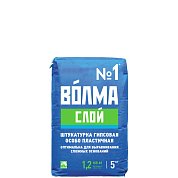 ВОЛМА-СЛОЙ. Штукатурка гипсовая, особо пластичная, 5кг