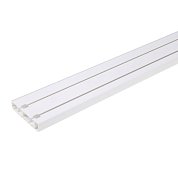 Карниз Ле-Гранд Стандарт белый, 2,6 м (2 ряда) без поворота 