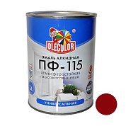 Эмаль алк. ПФ-115 Вишневая&nbsp;&nbsp;0,8кг "Олеколор" 