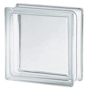 Стеклоблок "Гладкий" бесцвет.19*19*8см. Glass Block Clear 1919/8 Clearview