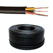 Провод ПВС 3*2,5 черный (РЭК / Prysmian)