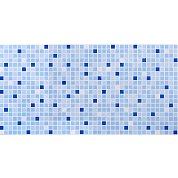 Панели ПВХ&nbsp;&nbsp;Мозаика "Синий микс" 960*480*0,3 мм ДЕКОКАМ