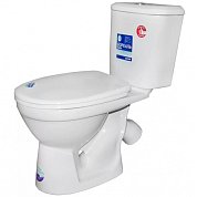 Унитаз компакт "Бореаль 2Р ан/всплеск" (кос. вып., нижн. подв, 2кн арм., ДЮРО)