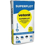 Vetonit SUPERFLOT. Высокопрочная гипсовая шпаклевка для стыков, 20 кг. Gyproc
