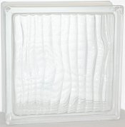 Стеклоблок "Водопад" бесцвет. 19*19*8см.Glass Block Clear 1919/8 Optical