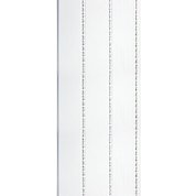 Панели ПВХ Крона Пласт потолочная 3,0*0,24*8 мм&nbsp;&nbsp;3-х секц.серебро&nbsp;&nbsp;Ал