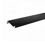 Планка примыкания полиэстер RAL 9005 черная, 2 м. SHINGLAS