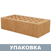 Кирпич Соломенный "Бархат" облицовочный (1NF) г.Железногорск (480 шт.)