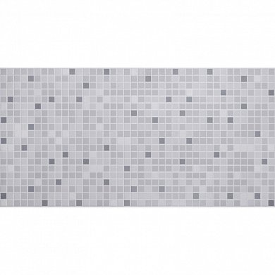 Панели ПВХ  Мозаика "Серый микс" 960*480*0,3 мм ДЕКОКАМ