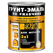 Грунт-эмаль по ржавчине Черная&nbsp;&nbsp;2л "DALI"