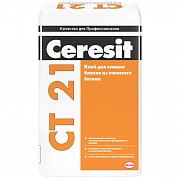 CT 21. Клей для газобетона, 25 кг Ceresit