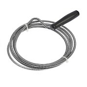 Трос сантехнический 5 м (9 мм) с вращающейся ручкой