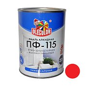 Эмаль алк. ПФ-115 Красная&nbsp;&nbsp;1,8кг "Олеколор" 