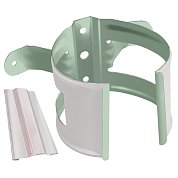 Кронштейн трубы на дерево Optima 90 мм, белый