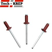 Заклепка ZK 4,0*10 вин. красн. "Тех-КРЕП"