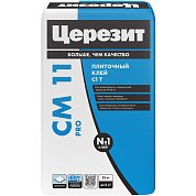 CM 11 PRO. Клей для керамогранита и керамической плитки для пола и стен (до 60х60см), 25 кг. Церезит