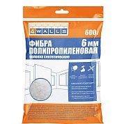 Фибра полипропиленовая, 6 мм (600 гр). 4 WALLS