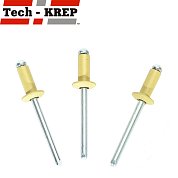 Заклепка ZK 3,2*8 слоновая кость "Тех-КРЕП"