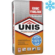 ЮНИС УНИБЛОК зимний. Монтажный клей для блоков, 25 кг. Unis