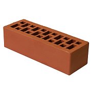 Кирпич Красный облицовочный ЕВРО 0,7 NF г.Тула BRAER (600 шт.)