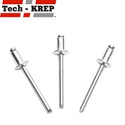 Заклепка ZK&nbsp;&nbsp;4,8* 8 алюм.- сталь "Тех-КРЕП"