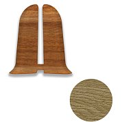 Заглушка "Дуб Рустик" (пара) IDEAL/211 д/кабел.плинтуса 