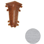 Угол внутренний "Ясень Серый" IDEAL д/кабел.плинтуса