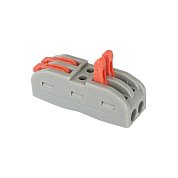 Клеммная колодка c рычагом проходная 2х СМК-422. GENERAL