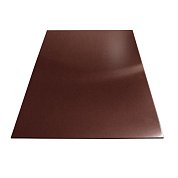Лист оцинков. Шоколад 1250*2500*0,4