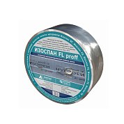 "Изоспан FL proff" усиленная металлизированная лента для саун и бань 50мм*25м