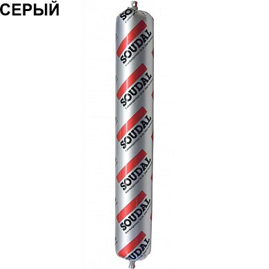 SOUDAFLEX&nbsp;&nbsp;40 FC. Клей-герметик полиуретановый быстросохнущий, серый, 600 мл. SOUDAL