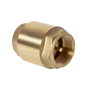 Клапан обратный&nbsp;&nbsp;пружинный муфтовый с метал. седлом AQUALINK 1/2"