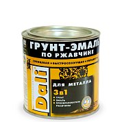Грунт-эмаль по ржавчине Коричневый&nbsp;&nbsp;0,75л "DALI"