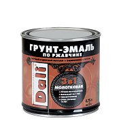 Грунт-эмаль по ржавчине Зеленый Молотковая&nbsp;&nbsp;0,75л "DALI"