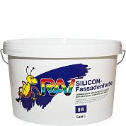Краска "SILICON-Fassadenfarbe" ВД-АК-121 (9 л), База С. "RAV"
