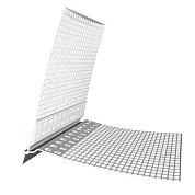 Угол ПВХ капельник с армирующей сеткой&nbsp;&nbsp;L=2,5м&nbsp;&nbsp;