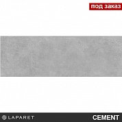 Плитка настенная Cement серый 25*75