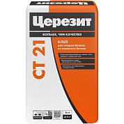 CT 21. Клей для кладки блоков из ячеистого бетона, 25 кг. Церезит