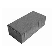 Плитка тротуарная брусчатка цвет серый 200*100*50 (50шт в 1кв.м.)