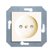 Механизм розетки&nbsp;&nbsp;без БЗК, с узлом защиты от проникновения16А/250V(с накл),цвет бежевый CITY